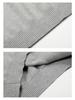 Men's Korean Style Grey Henley Knit Sweater, Long-Sleeve, Round Neck, Winter 2026 Edition