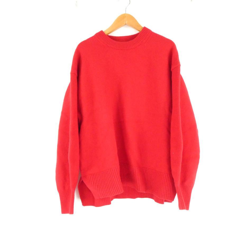 Good Condition PLST 12 4401024 Extra Fine Merino Wool Middle Gauge Knit M Wool Long Sleeve Women s AN2548A24