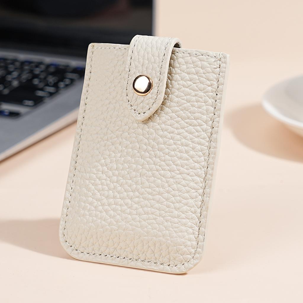 New Cow Leather Men's Card Bag Coin Purse Slim Credit Card Holder Wallet For Men and Women ID Card Pocket