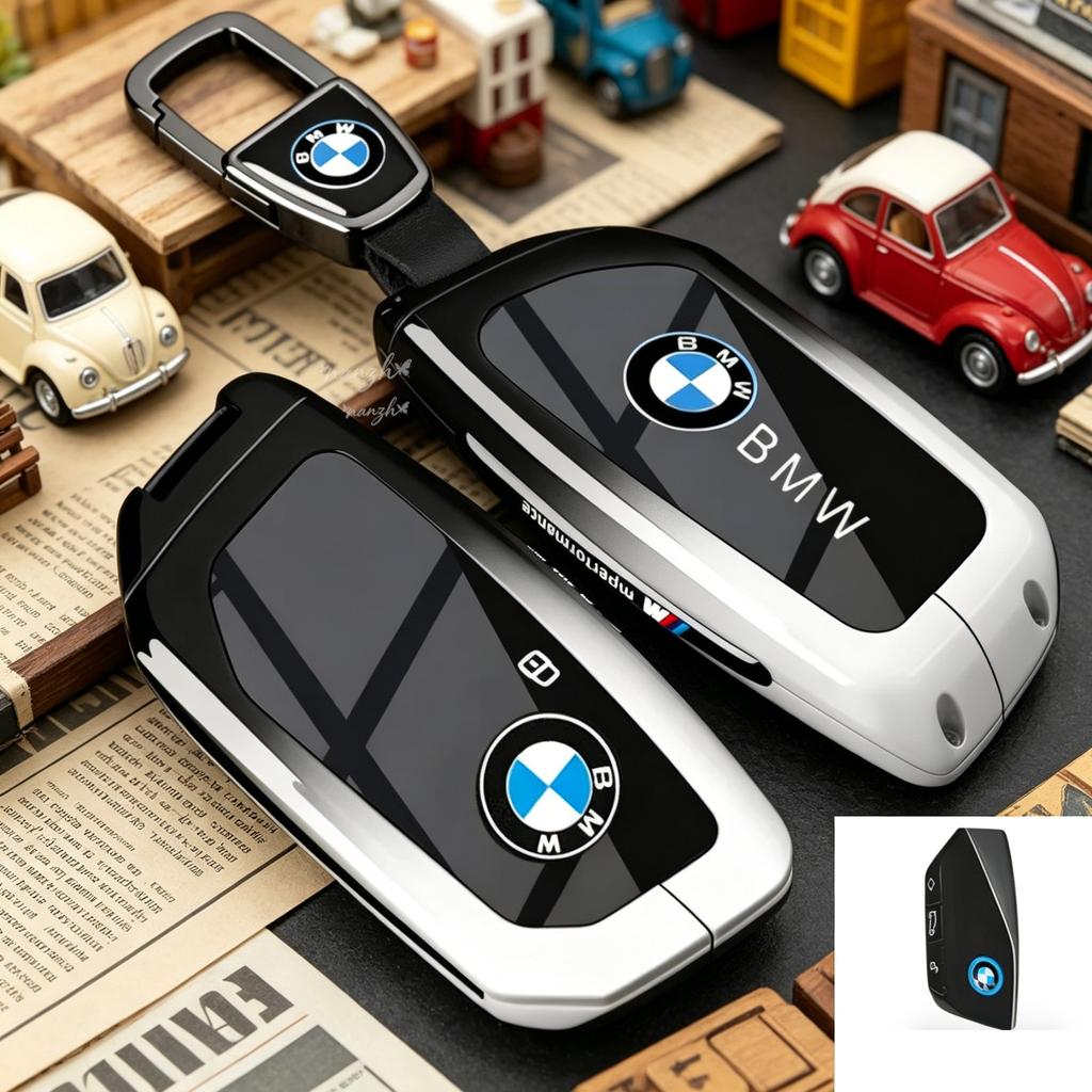 Remote Protector Car Key Cover For BMW i7 X7 G07 G81 M3 2023 LCI iX I20 X1 U11 7 Series G70 G09 XM U06 Car Keychain Holder VL4