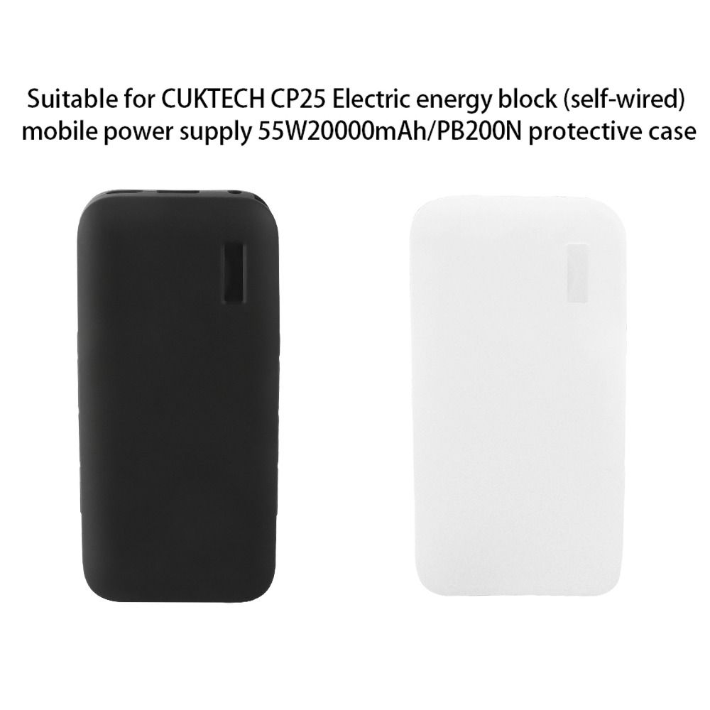 Silicone Carrying Organizer Sleeve for CUKTECH CP25 PB200N 20000mAh 55W Travel
