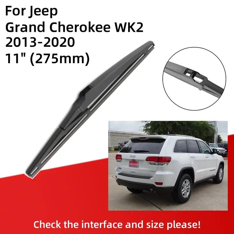 3pcs For Jeep Grand Cherokee WK2 2013- Front Rear Wiper Blades Brushes Cutter Accessories J Hook 2014 2015 2016 2017 2018
