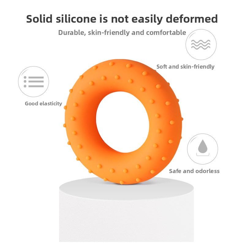 Silicone Grip Decompression O-type Grip Ball Sports Fitness Equipment Professional Hand Training
