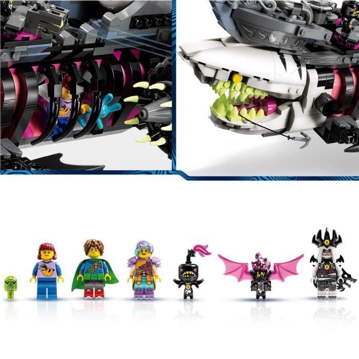 LEGO® DREAMZzz 71469 Le Vaisseau Requin des Cauchemars, Construire un Jouet de Bateau Pirate de 2 Façons