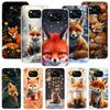 Tier Fuchs Handyhülle Für Xiaomi Poco F7 Ultra X7 X6 Pro X5 Redmi 15 15C 13 13C 12 12C 10 10A 10C 9 9A 9C 9T Hülle Poco X7 X6 X5