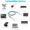 6.35mm To 6.35mm 1/4 Inch Electric Guitar Cable Sound Instrument Cord  for Amplifiers