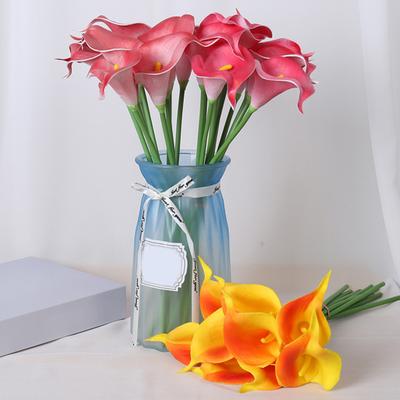 10 Stück Simulierte Calla-Lilien-Blume Wiederverwendbare Realistische Künstliche Faux-Calla-Lilie