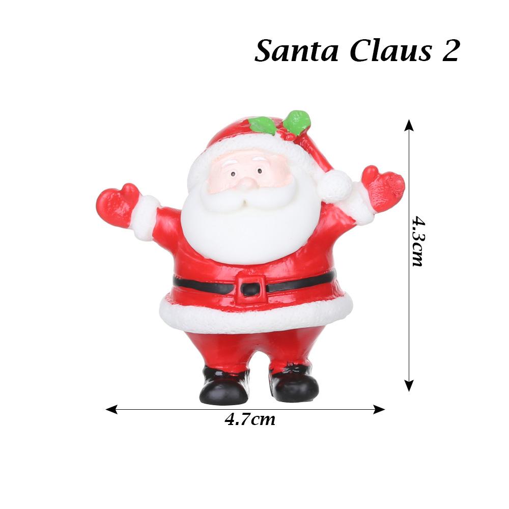 1PC Micro Landscape Toys Fairy Garden Home Decorations Deer Xmas Tree Miniature Snowman Christmas Figurines Santa Claus