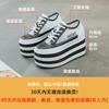 Muffin shoes women's summer new inner height increase mesh breathable women's shoes comfortable and thin super high heel platform casual shoes tide