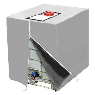 JJ-1000L Waterproof Dustproof Tank Cover Rainwater Tank Oxford Cloth UV Protection Cover Garden Water Tank Cover