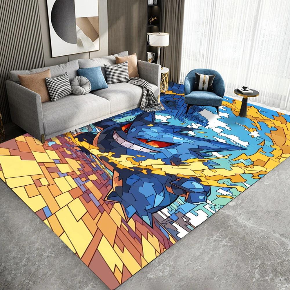 Anime Teppich Cartoon Wohnzimmer Schlafzimmer Küche Sofatisch Balkon Teppich Rutschfeste Waschbare Matte Exquisite Heimdekorationen