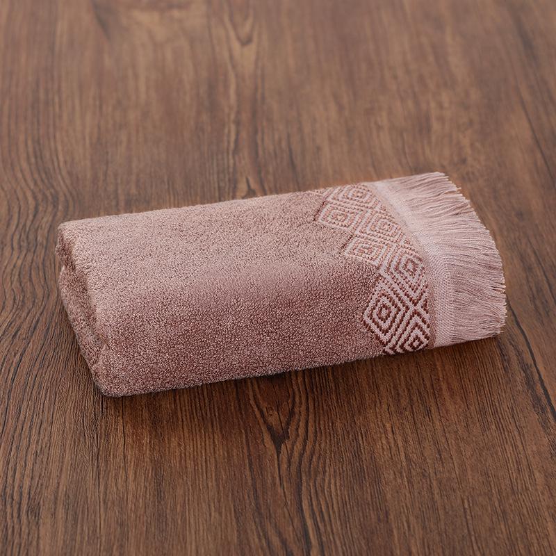Absorbent Bamboo Fiber Washcloths - Pure Cotton Face & Bath Towels with Embroidered Logo