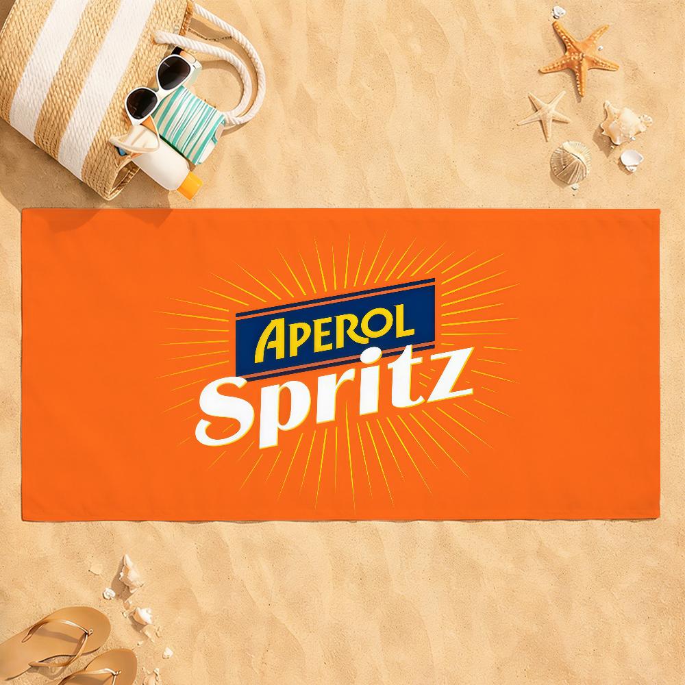 Fashion print A-Aperols Spritz Towel Drying Bath Towel Applicable To Light Swimming Camping Yoga Beach Out