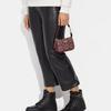 COACH Nolita Canvas Leather Handbag Clutch Mini Women's Burgundy (Unisex) Clutches CI027 IMMZI