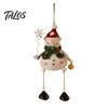 Exchange Gifts for Family Colleagues Christmas Tree Ornaments, Santa/Snowman/Elk Rustic Holiday Xmas Hanging Window Decorations Decoration with