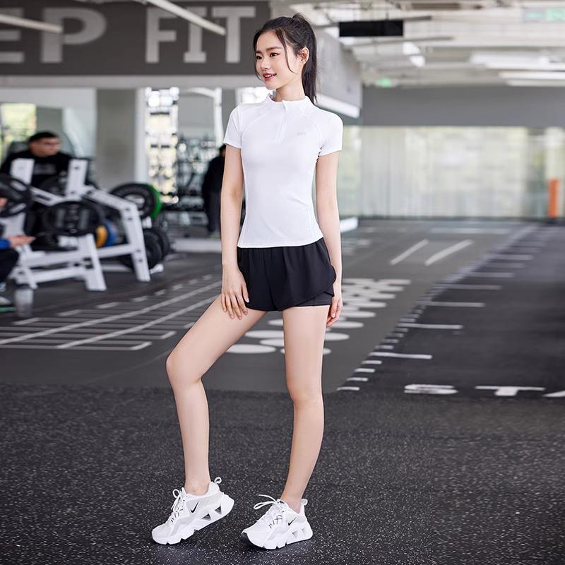 2025 Women's Spring Quick-Dry Sports Set: Short-Sleeve Running, Fitness, Morning Run & Yoga Apparel