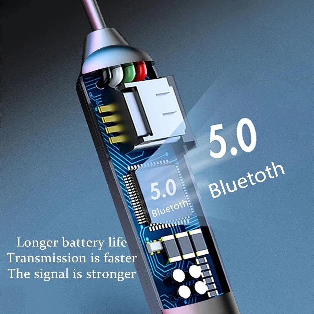 Wireless Bluetooth 5.0 Earphones Neckband Stereo Sports Handsfree Headset 98dB