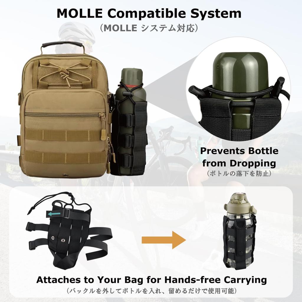 YAPJEB Mall System Water Bottle Plastic Bottle Holder Pouch Plastic