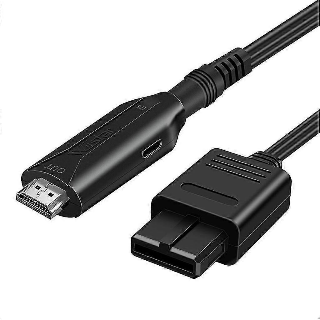 Hd N64 To -compatible Converter Hd Link Cable For N64//snes Plug And Play 1080p -compatible Conver