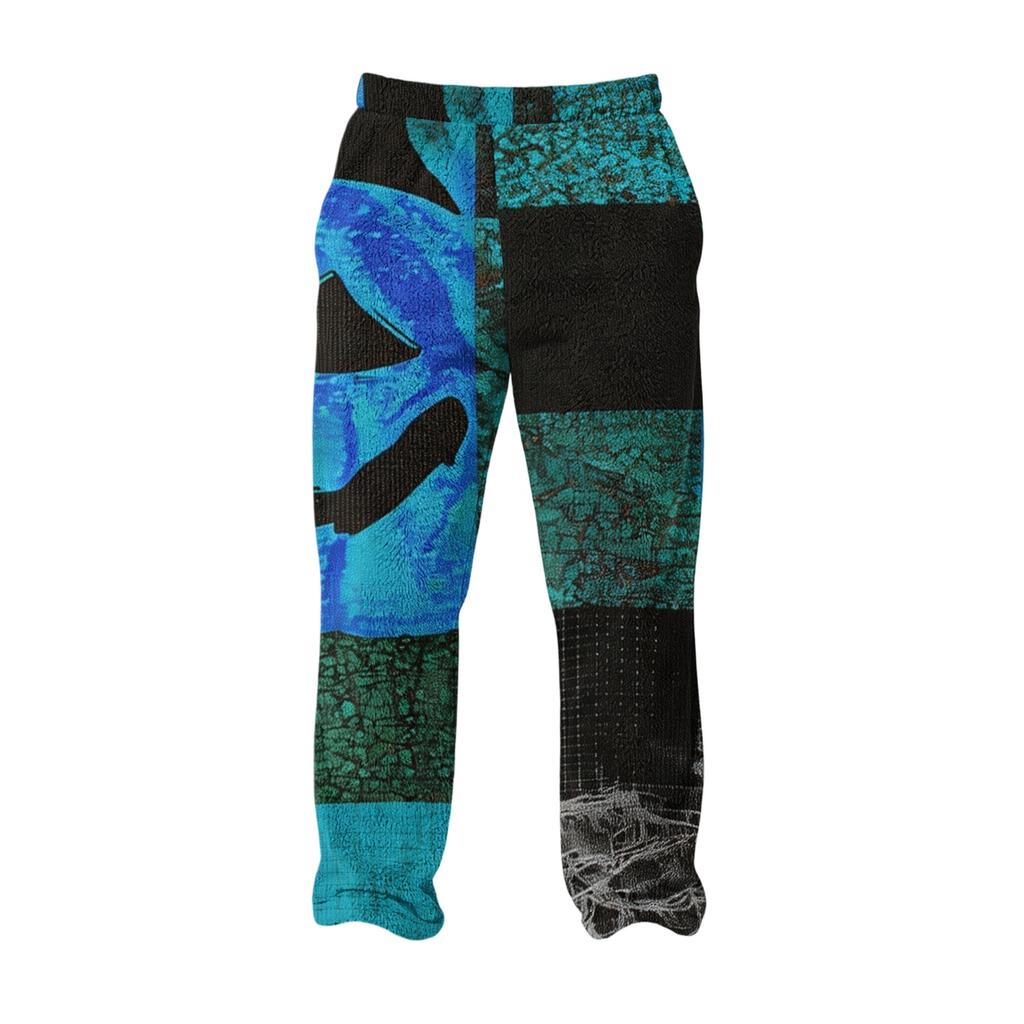 Men's Halloween Printed Casual Pants with Pockets
