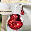 Guitar Ornament, Handmade 2D Acrylic Guitar Decoration, Holiday Gift For Music Enthusiasts