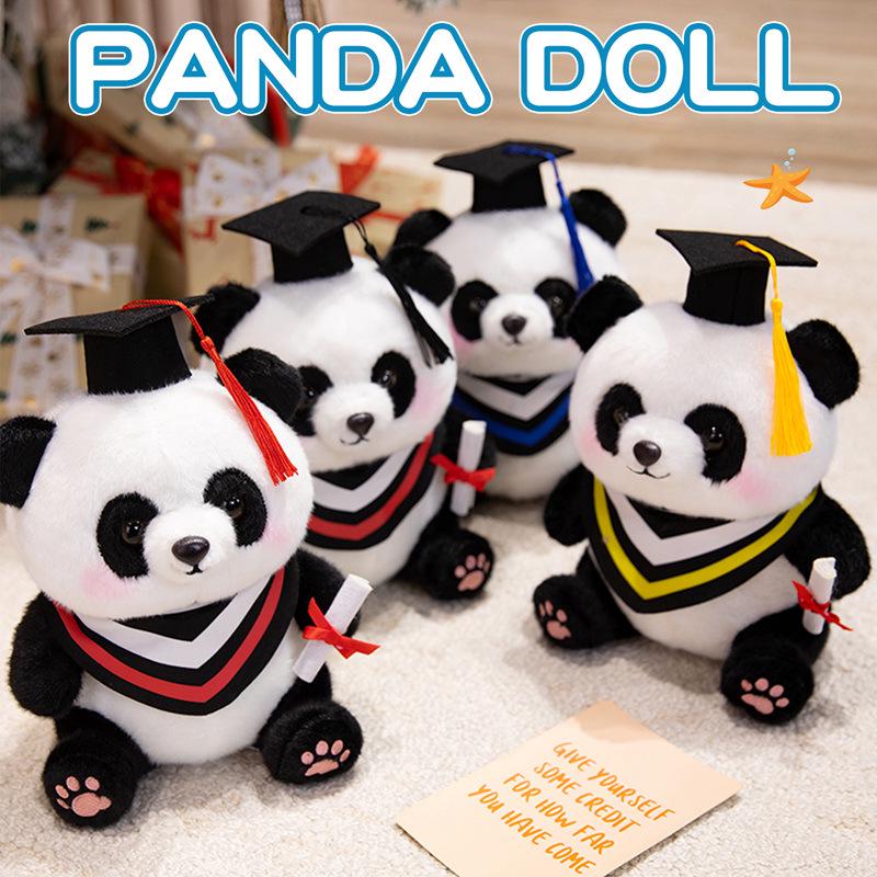 Giant Panda Graduation Plush Toy - National Treasure Gift for Children