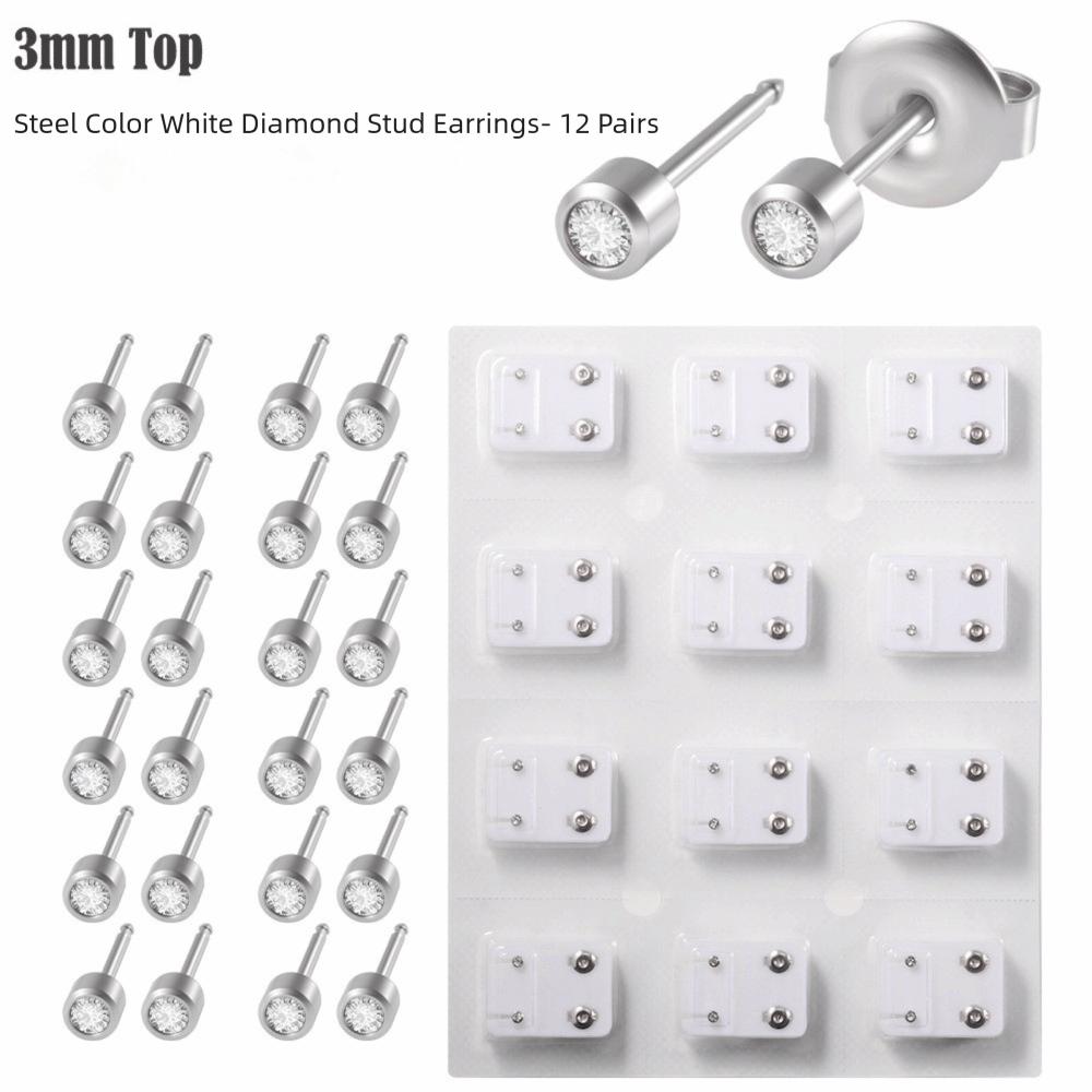 3mm/4mm TOP Sada nástrojů na propichování uší Hvězdy Nástroj na propichování uší Šperky Piercingový Salon