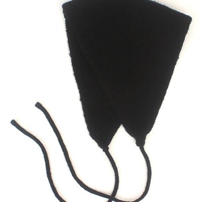 Universal kemi ull öronvärmare svart stickad mössa