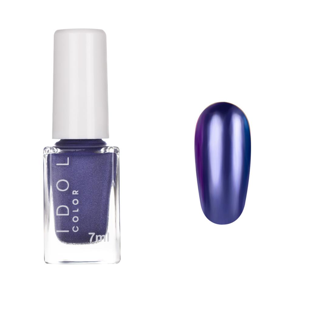 Mirror Metal Nail Polish, Non-baking and Long-lasting, Non-peeling, Quick-drying 12-color Metallic Nail Polish