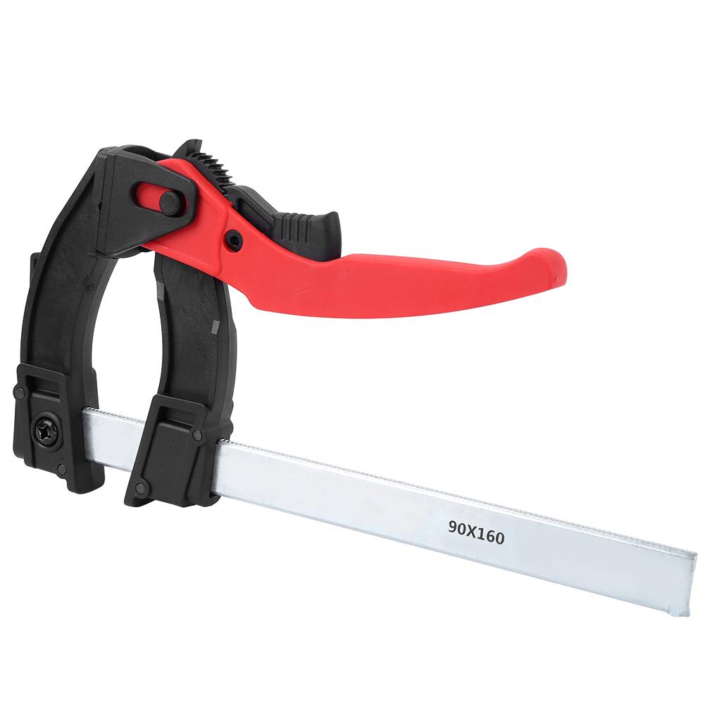 DIY Woodworking Ratchet Quick Fixing F Clamps Bar Clips Carpentry Accessory Hand Tool