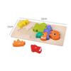 New High Quality Baby Wooden 3D Puzzle Game Cartoon Animal Intelligence Jigsaw Shape Matching Montessori Toys For Children Gifts