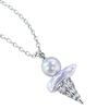 Premium Copper Alloy Ice Cream Pearls Necklace Resin Accent Sturdy for Daily Wear Fashion Accessory Sweet Charm