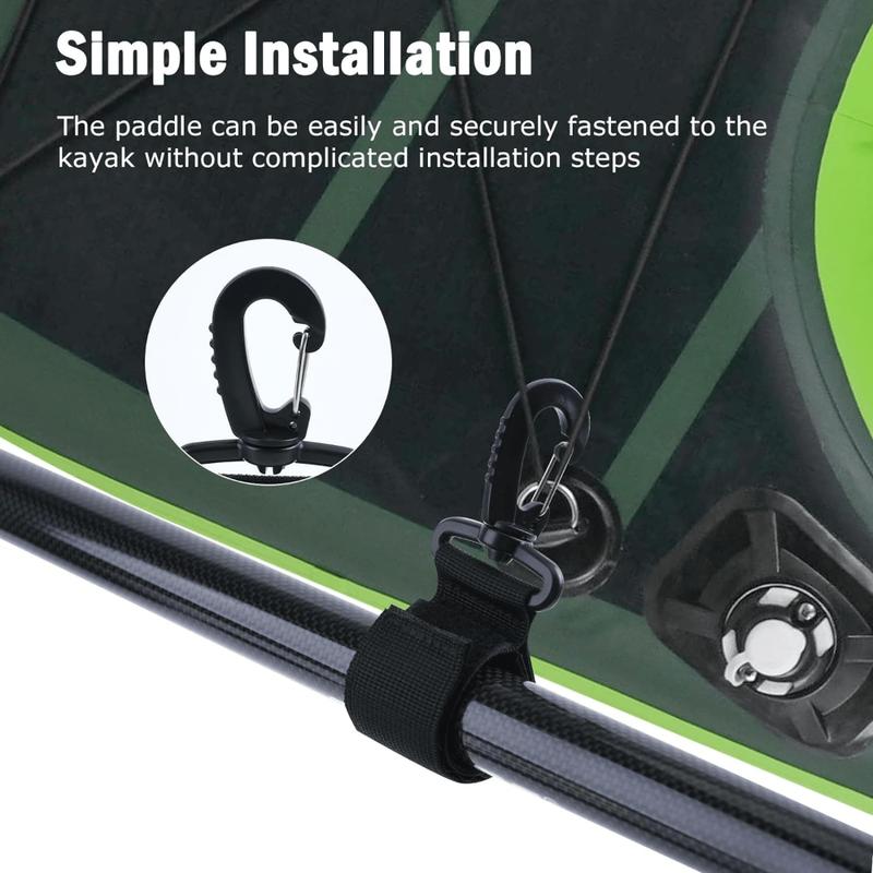 6pcs Black Self Adhesive Plastic Hooks And Loops Boat Paddles Reble Nylon Ties Straps For Outdoor Kitchen Caravan Motorhome