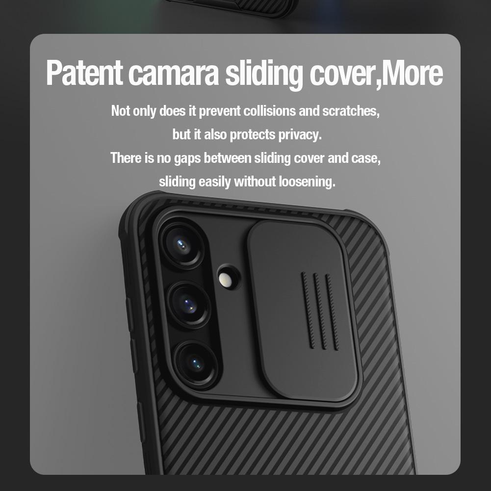 NILLKIN Til Samsung Galaxy A35 telefondeksel CamShield Pro Magnetisk kamerabeskyttelse bakdeksel