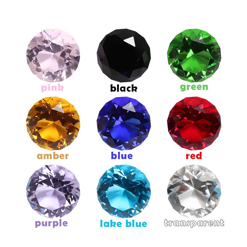 30mm Colorful  Romantic Gifts Party Decoration Crystals Diamond Clear Wedding Supplies Table Confetti