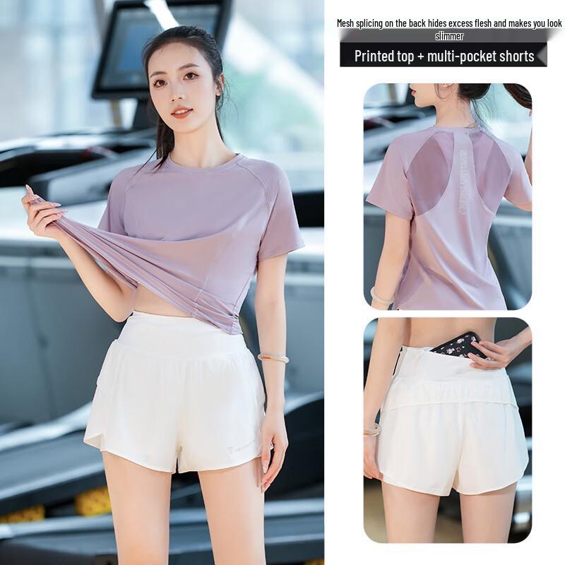 WEZHO Women s Breathable Quick-Dry Sports Set