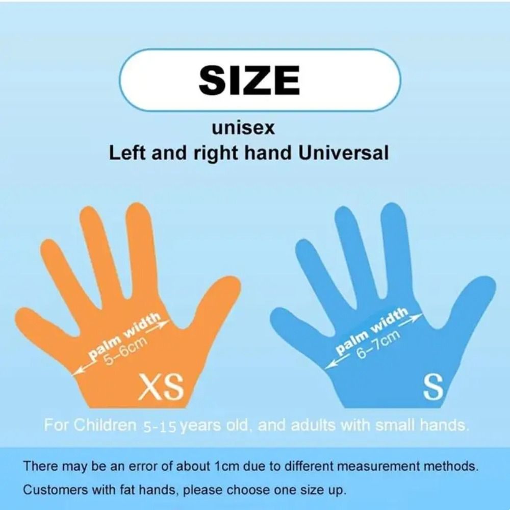 5 pairs Multipurpose Disposable Nitrile Gloves Latex Free Cooking Gloves New Food Service Gloves