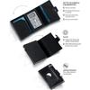 Rfid Leather Airtag Men Wallets Credit Card Holder Wallets for Air Tag Tracker Gifts for Men Custom Slim Wallet Money Bag