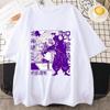 Hot Anime New Cool Geto Suguru Printed T-Shirt Tops Men Women Casual Outdoor Street Round Neck Short Sleeve Shirt Anime T-Shirt