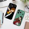 KO-N Anime Silicone Soft Phone Case For IPhone17 16 15 14 13 12 11 Pro Max Plus X XR SE Cover