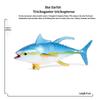 Children's Marine Animal Toy Set: Megalodon, Beluga, Octopus, Turtle, Dolphin & Manta Ray