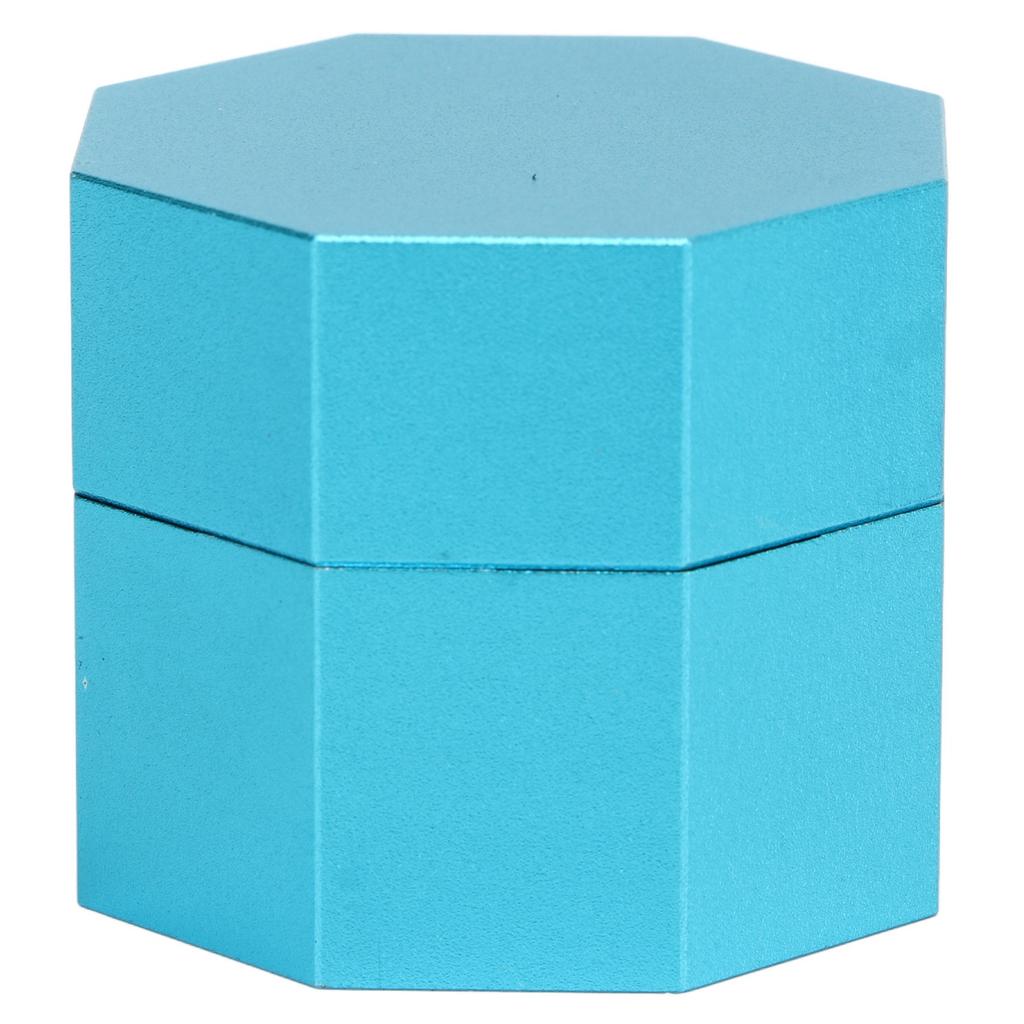 Cue Chalk Box Holder Aluminium Alloy Octagonal Universal Billiard Chalk Case for Billiards