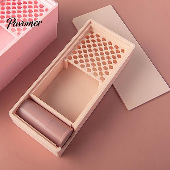 Clay Crafting Gift for Artists Tools Kit, Powder Storage Box with Sieve Brush Container, Dust Proof Container Craft Organizer, Air Dry Accessory