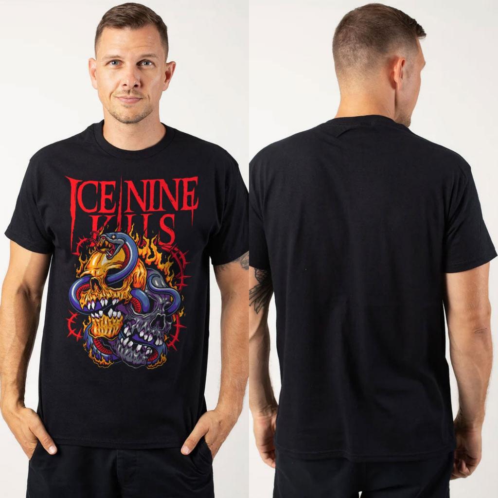 Best Summer Ice Nine Kills Graphic Cotton Tshirt Unisex Summer Short Sleeve Fashion Brand Tee Luxury Casual Vintage Tees