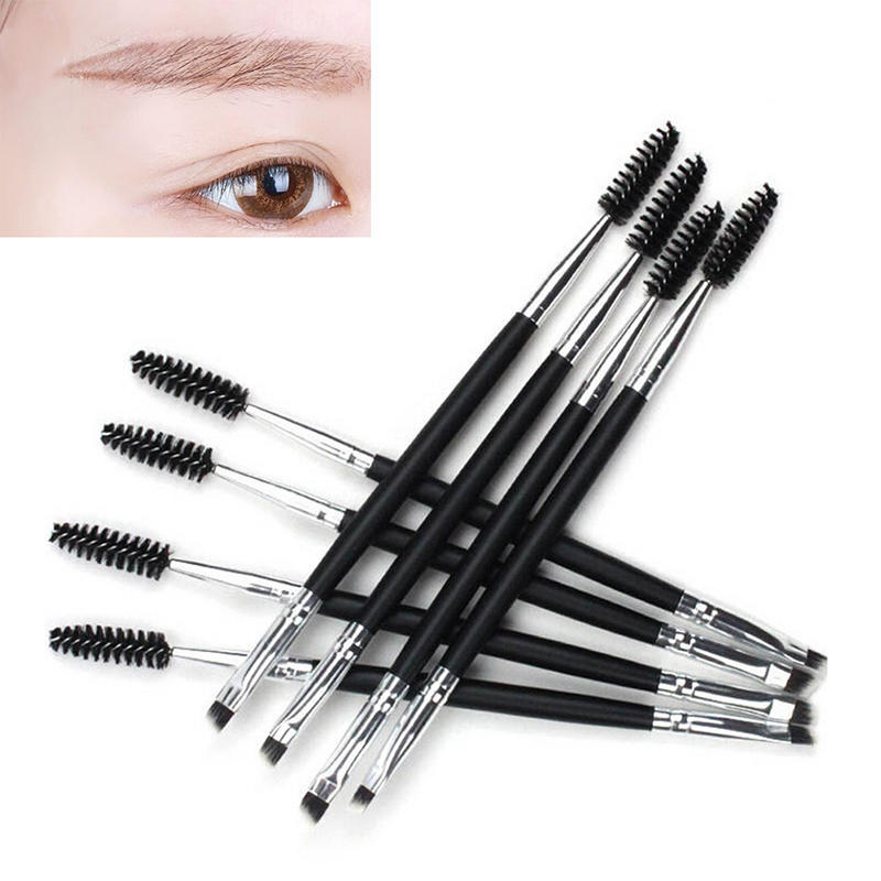 1 Pack Makeup Tool Handle Dual Brow Brush