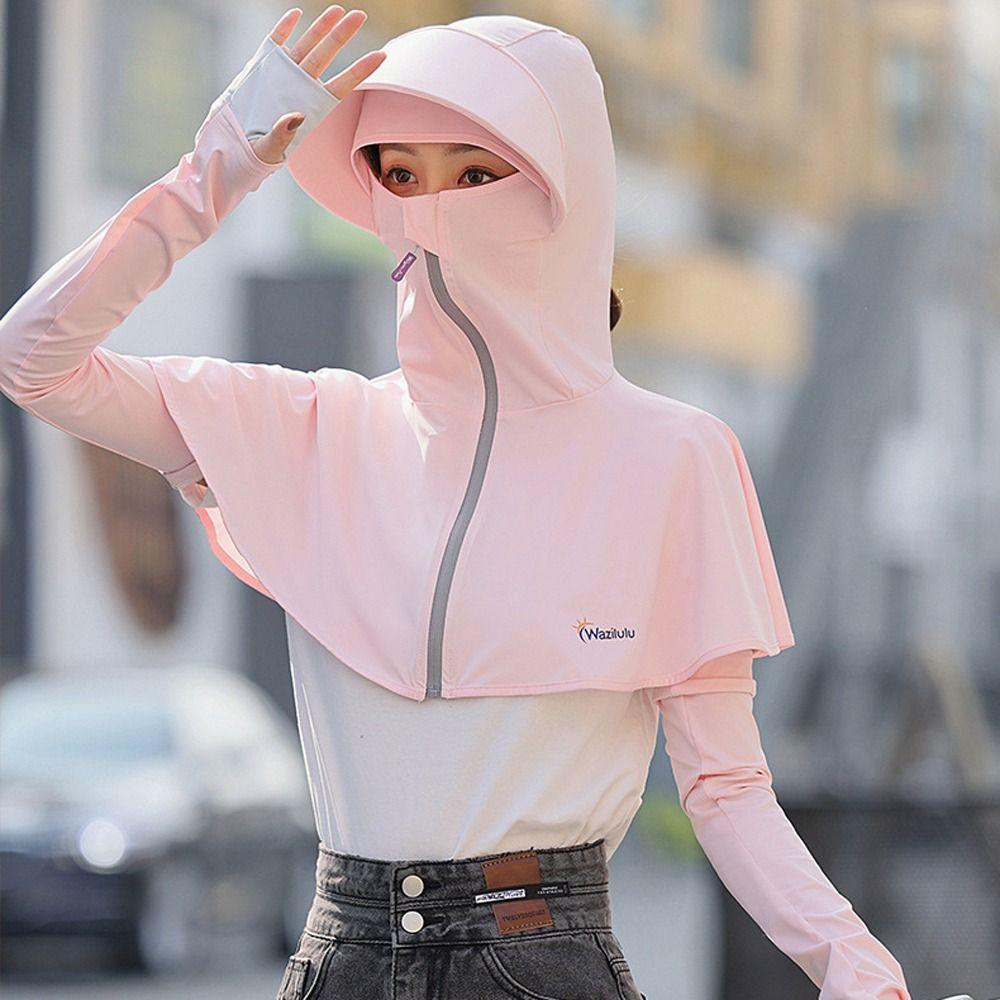 Face Mask Hat Fisherman Cap Climbing Neck Flap Cap Protection Face Cap Cycling Sun Hat Ice Silk