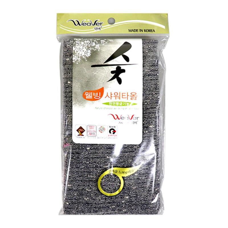 Towel Bath Towel Washcloth Shower Ball Foam Body Charcoal [WB8DBE5]