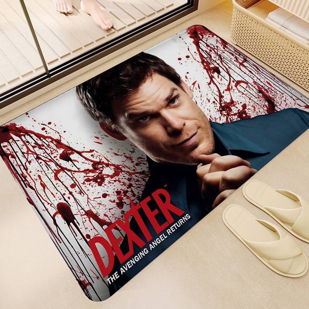 Crime Dexter TV Movie Entrance Door Mat Nordic Style Bedroom Living Room Doormat Home Balcony Anti-Slip Modern Home Decor