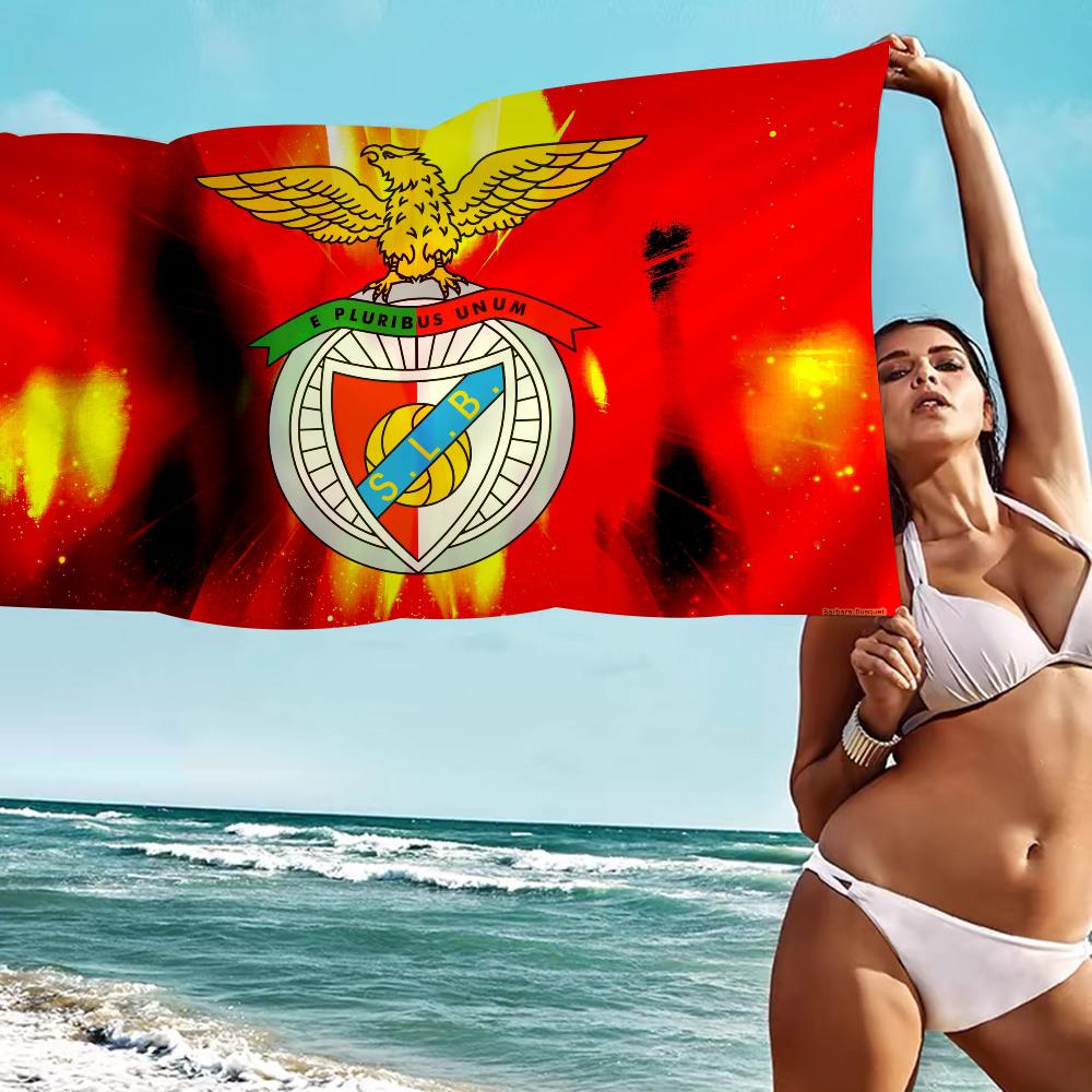 Ποδοσφαιρικός Σύλλογος B-Benfica Πετσέτα Μπάνιου Μικροΐνες Μαλακή Απορροφητική Αεριζόμενη Για Κορίτσια Παιδιά Διακοσμητική Κινούμενα Σχέδια Πετσέτα Παραλίας