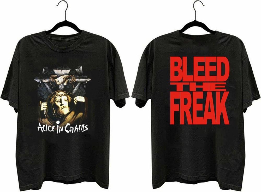 Винтажная футболка Alice In Chains Bleed The Freak 1991 года, двусторонняя, унисекс S-5XL, футболка унисекс XL